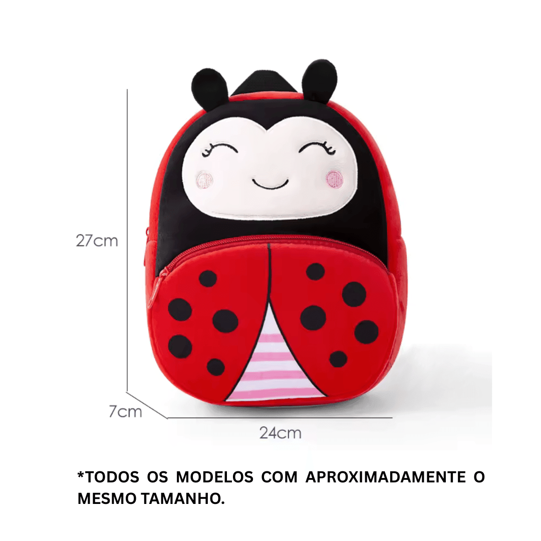 ZooChila – Mochila Infantil de Pelúcia com Design de Animais para Acompanhar as Aventuras dos Pequenos🐾