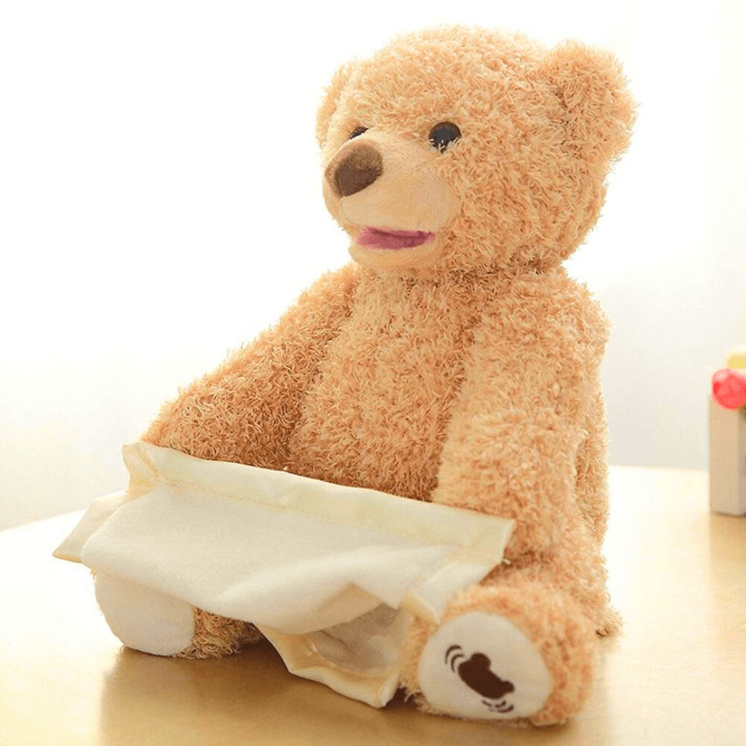 Urso de Pelúcia Interativo - Esconde-esconde