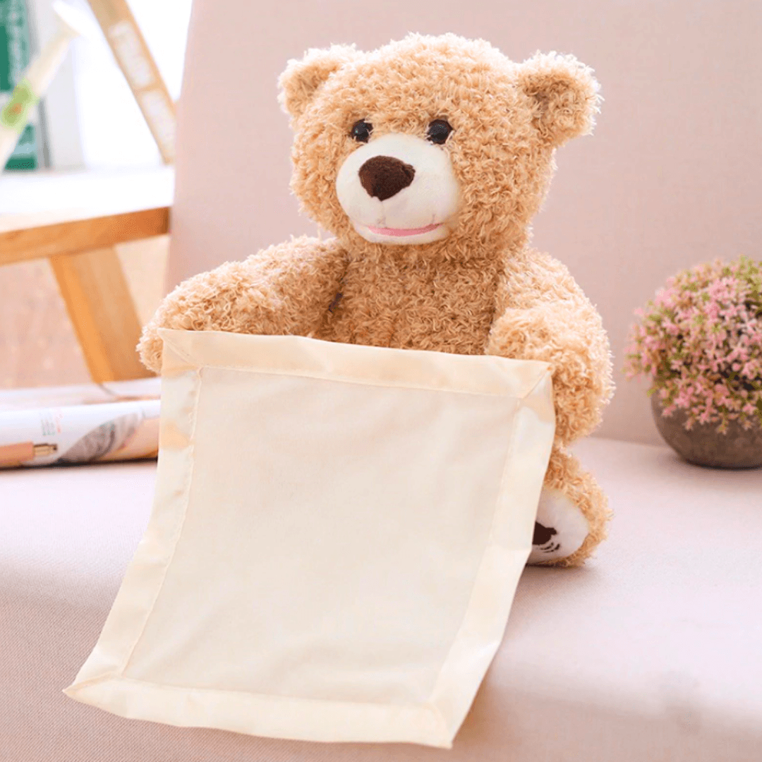 Urso de Pelúcia Interativo - Esconde-esconde