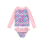 Biquíni Infantil Manga Comprida Sereia