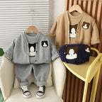 Conjunto Infantil Masculino Inverno 3 Peças Urso