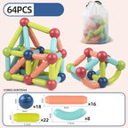 Super Blocos Magnéticos de Construção