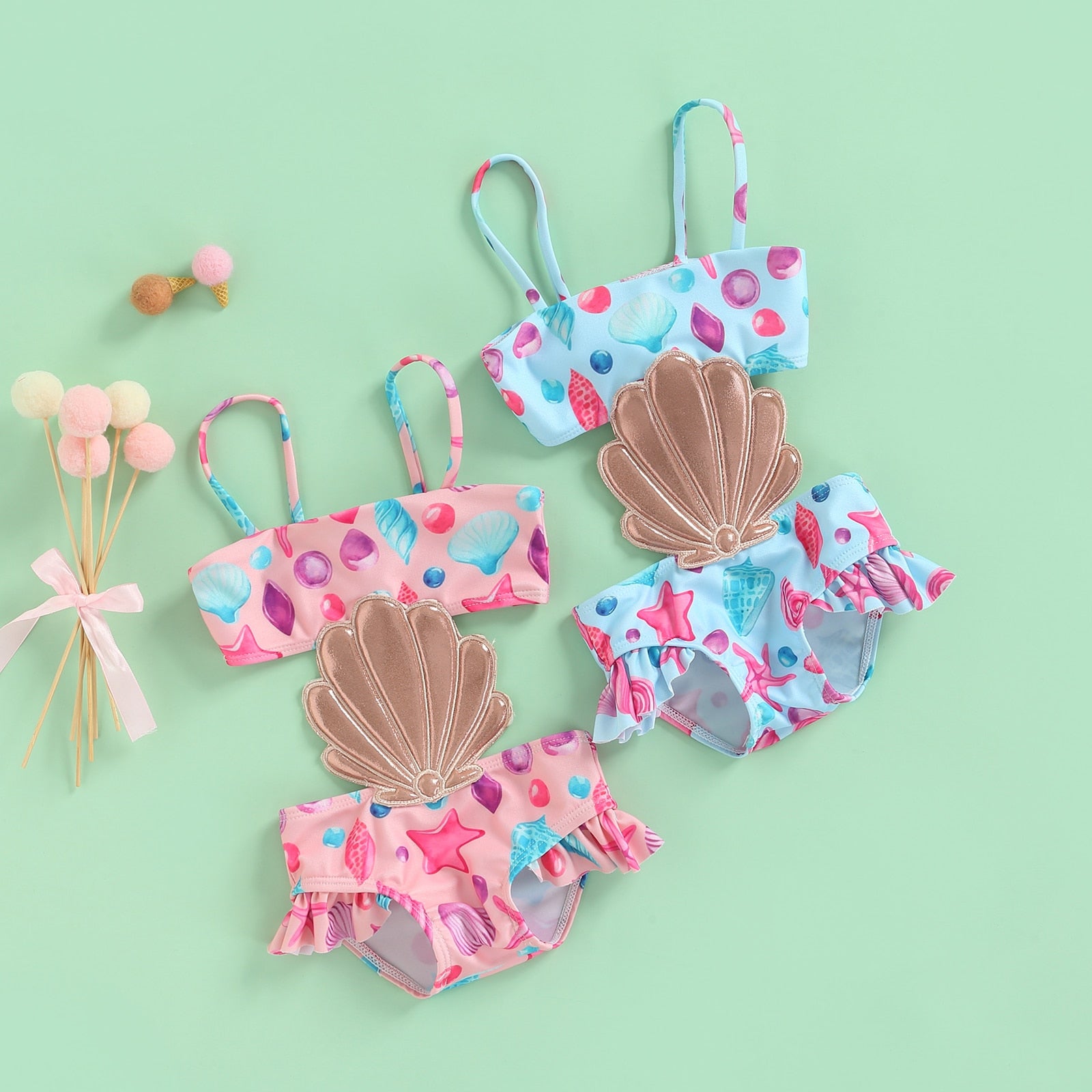 Biquíni Infantil Fundo do Mar