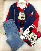 Conjuntinho desenhos 085 (3 PEÇAS) (JEANS)