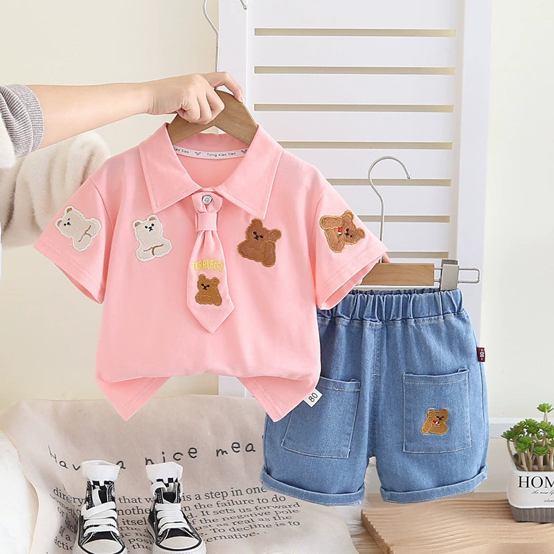 Conjunto Infantil Gravatinha Ursinhos