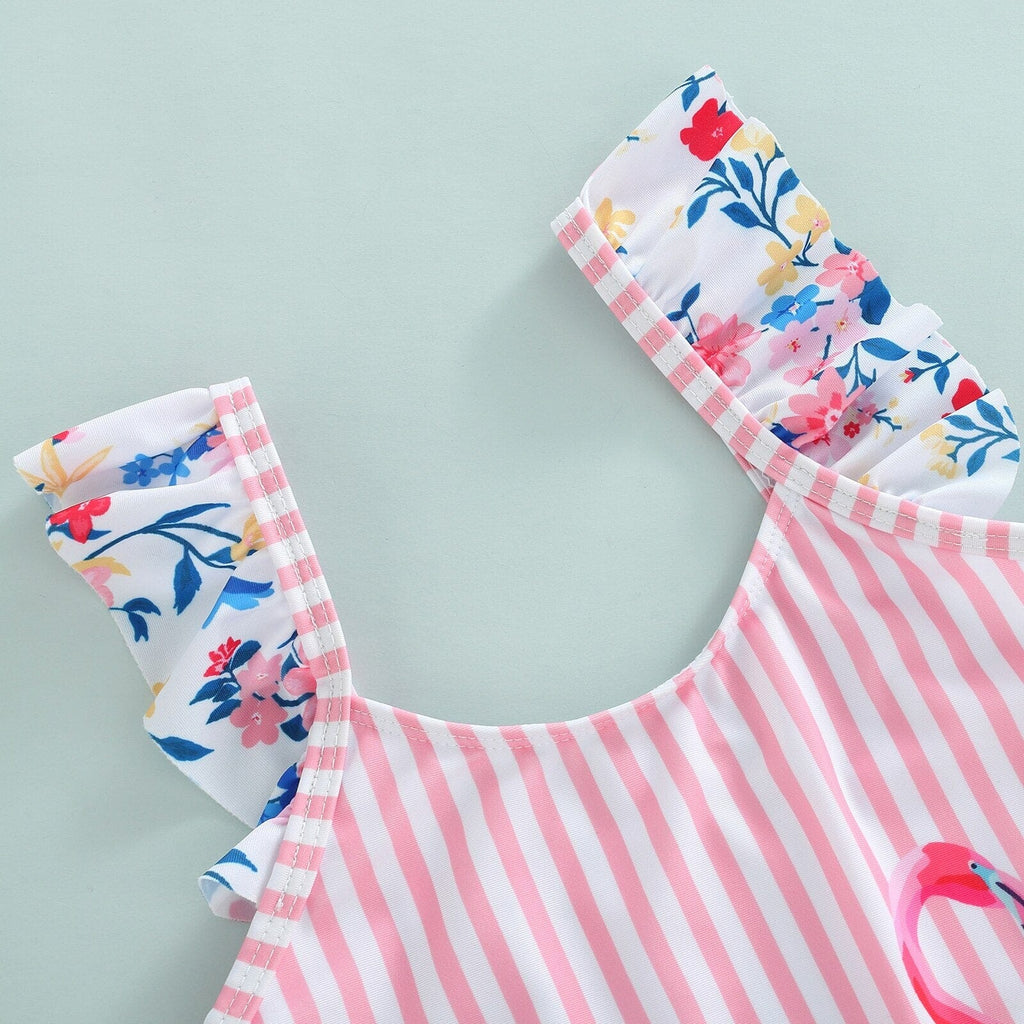 Maiô Infantil Flamingo