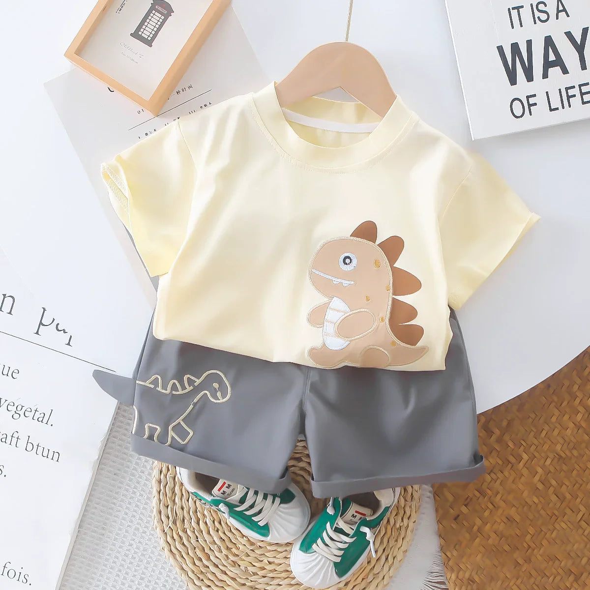 Conjunto Infantil Masculino Dinossauro