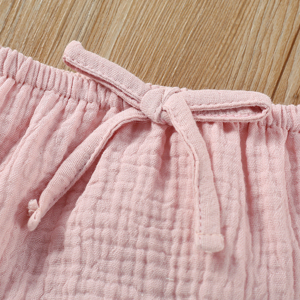 Conjunto Infantil Feminino Verão Babadinhos