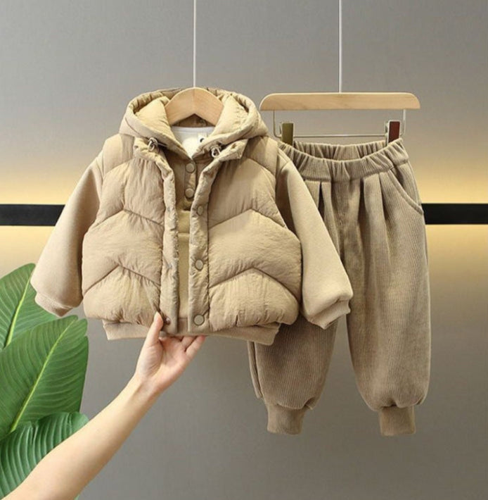 Conjunto Infantil Masculino Super quente 3 Peças