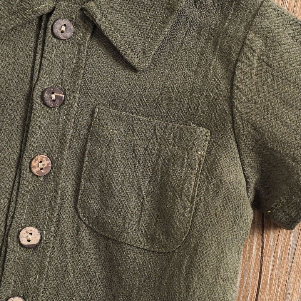 Conjunto Infantil Masculino Verão Bolsinho