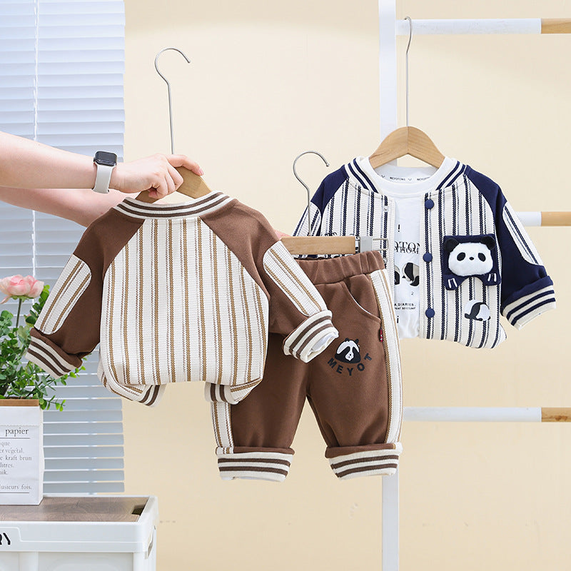 Conjunto Infantil Masculino Lístras Pandinha