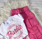 Conjuntinho desenhos 131 (Calça Cargo Sarja)