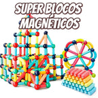 Super Blocos Magnéticos de Construção