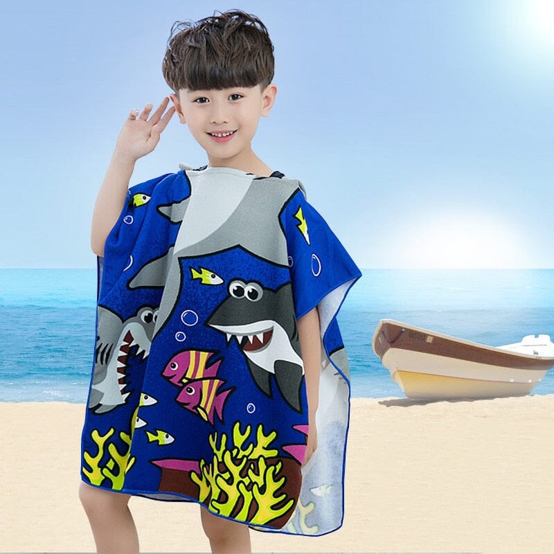 Roupão Infantil Divertido Piscina