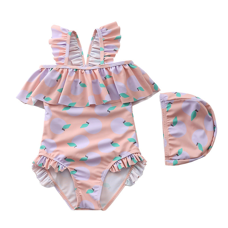 Maiô Infantil Frutinhas + Chapéu