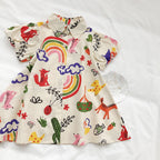 Vestido Infantil Golinha Arco íris
