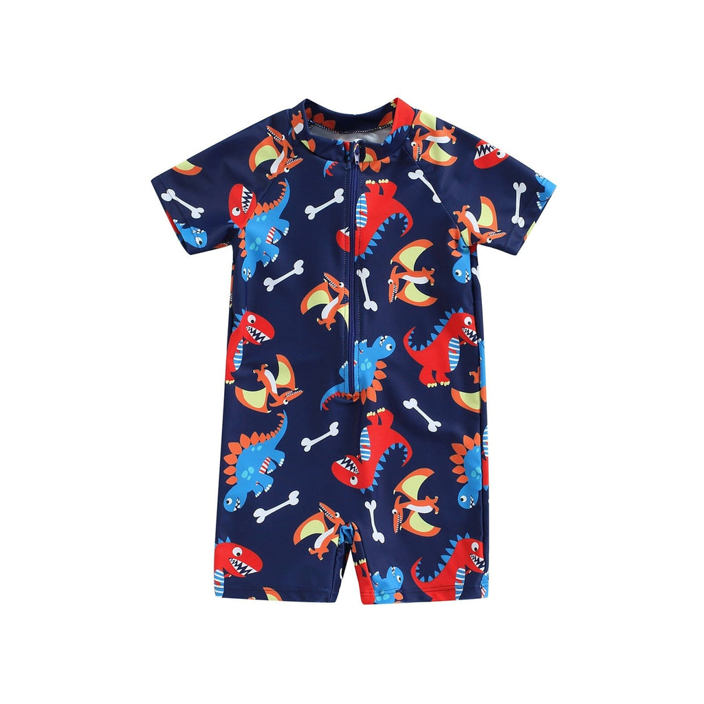 Macaquinho Praia Infantil Masculino Dino