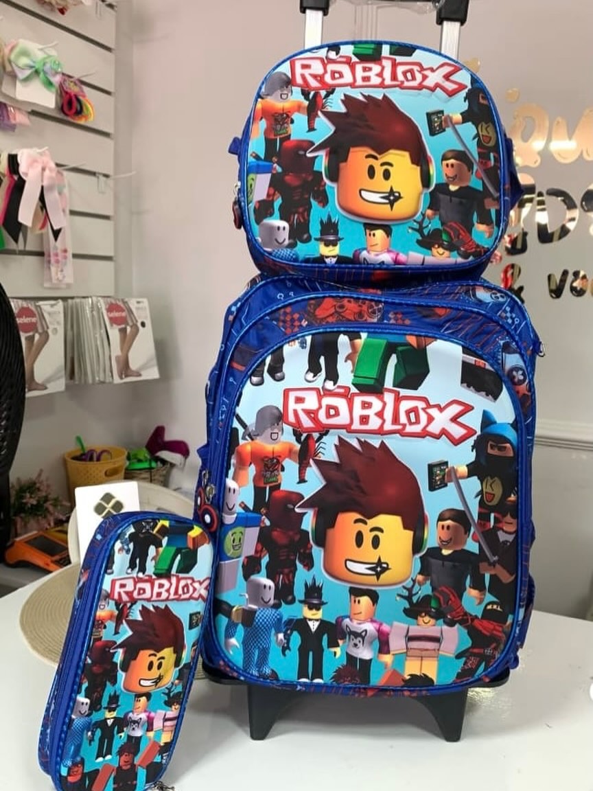 Kit escolar (mochila, lancheira, estojo) 021